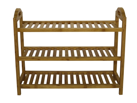 3 tier bamboo shoes rack