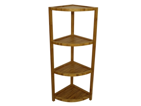 Bamboo corner shelf