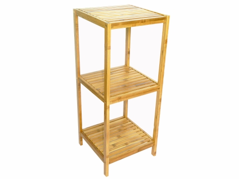 3 tier bamboo bath shelf