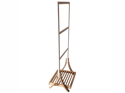 Bamboo drying rack 2 tone