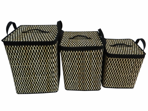 3pc foldable laundry hamper