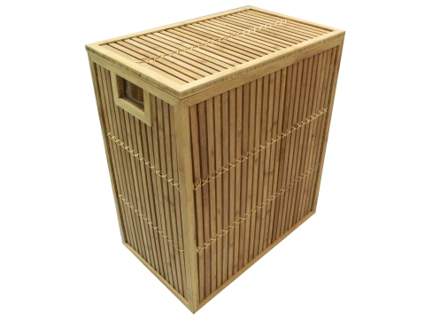 Bamboo laundry hamper KD