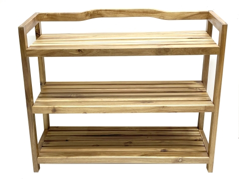 Acacia shoes rack KD